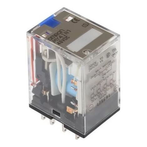 Omron MY4IN1 - Relay without latching 4 RT Pluggable 5A - 48V dc coil