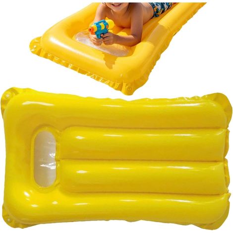 Bodyboard gonflable pour enfants  Bodyboard flottant pour piscine, planche de surf flottante  Pour garçons et filles : piscine, plage, parc aquatique, camp d'été, vacances, voyage, fête, toboggans aqu (1/5)