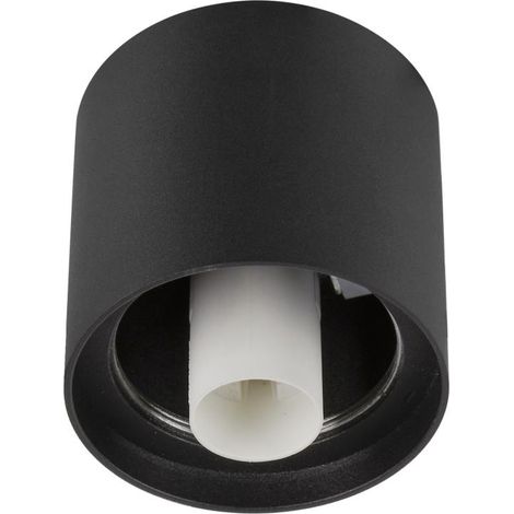 Plafonnier VARYT intérieur rond simple 6W E14 noir sans abat-jour - SLV - 1008099