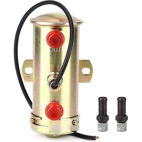 Pompe à carburant, accessoire de modification universel pour pompe à carburant électrique automobile 12 V en cuivre (1/3)
