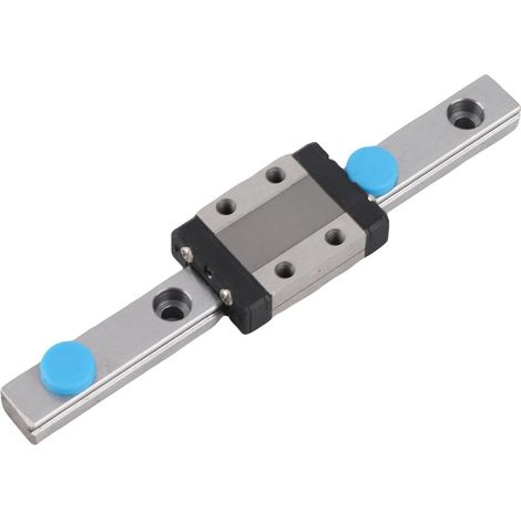 Rail Coulissant Linéaire, Rail de Guidage Linéaire de Chariot, Rail de Mouvement Linéaire Rail de Mouvement Linéaire LML9B Guide de Rail Linéaire Miniature avec Bloc de Rail en (1/5)