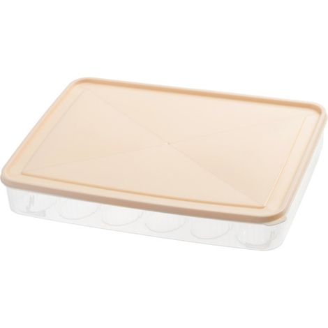 Boîte de congélation, boîte de rangement pour réfrigérateur, boîte de conservation pour aliments (rose) (1/5)