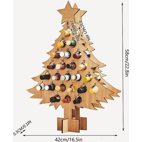 Weihnachtsbaum-Countdown-Dekorationen für Erwachsene, Weihnachtsflaschenhalter (1/5)