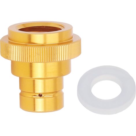 Adaptateur CO2 pour SodaStream DUO Terra Art en laiton doré filetage DIN477 JIS m22-14 recharge bouteille gaz (1/5)