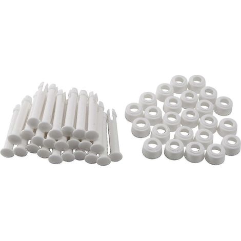 24 broches de connexion de piscine en ABS, kit de joint de capuchon de 6 cm/2,36 pouces, pour pièces de rechange de piscine Intex. (1/5)