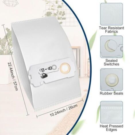 Packung mit 10 Beuteln für Festool CT Mini CT MIDI Staubsauger (ab 2019), Artikelnummer 204308 Staubbeutel, Staubsaugerzubehör, Ersatzfilterbeutel für Staubsauger. (1/5)