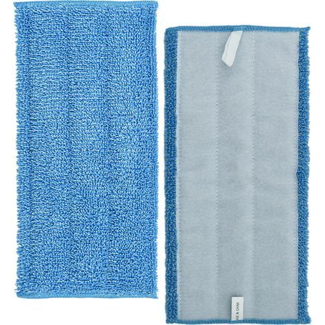 3 Remplacement Lingettes Reutilisable pour Swiffer WetJet Spray Balais Lavables en microfibre (Bleu) (1/5)