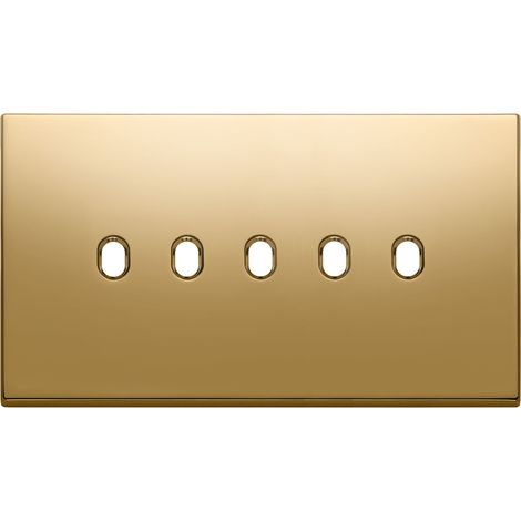 VIMAR - 22679.5.82 Placca 5Mx5 BS Vintage oro