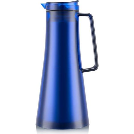 Isolierkanne - BODUM - Bistro - 1,1 L - Hält 25 Stunden warm - Transparent Blau