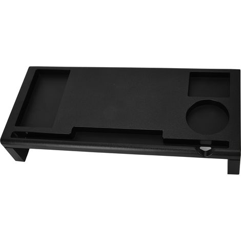 Support d'écran avec ports USB, organisateur de bureau pour ordinateur portable, support ergonomique pour espace de travail.