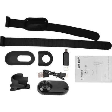 Caméra pour animaux 1080p, caméra collier pour chats, caméra collier grand angle 90° pour chiens, mini caméra sport (1/4)