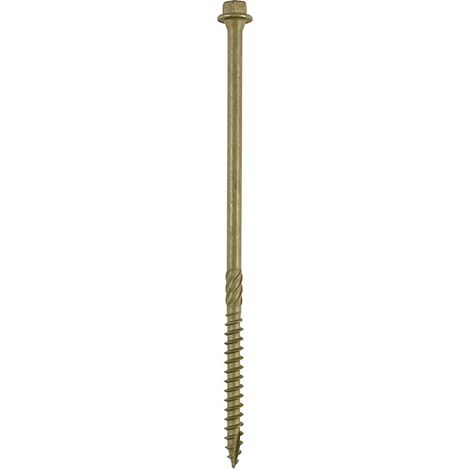 TIMco 6.7 x 200 In-Dex Hex Head Green Timber Framing Screws Qty 50
