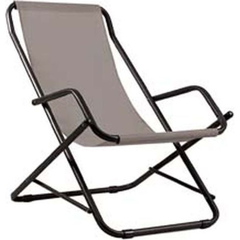 Sedia a sdraio in acciaio basculante - Swing