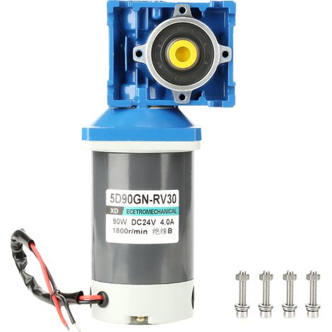 Motoriduttore a vite senza fine DC24V 90W 5D90GN-RV30, velocità regolabile con autobloccante (10k)