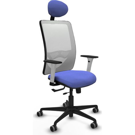 Chaise de bureau piqueras y crespo Zulema blanc support lombaire (1/2)