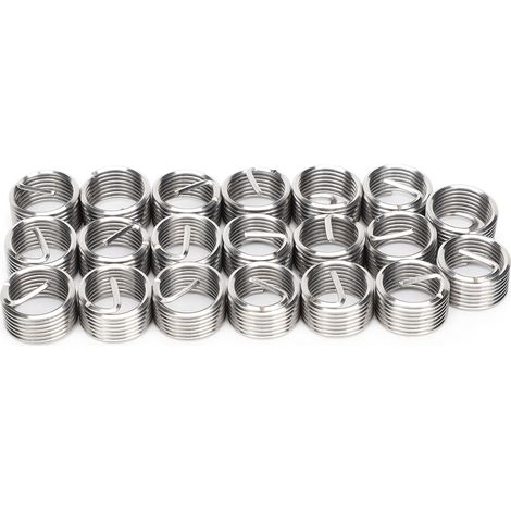 Lot de 20 réducteurs de filetage, douilles de conversion, vis de fixation M12 x 1,251D