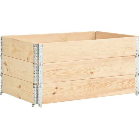 Maison Exclusive - Fioriere Rialzate 3 pz 80x120 cm in Legno Massello di Pino (1/5)