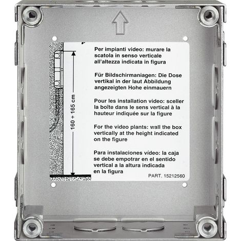 Boîtier à encastrer anti arrachement Sfera Robur 1 module (350110) (1/2)