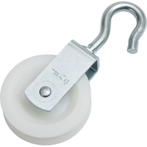 Conacord Brunnenrolle Ø80mm mit Haken Ketten-, Seile- & Drahtzubehör