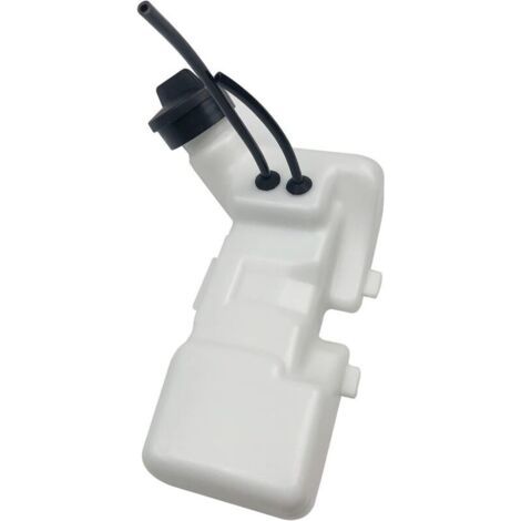 Réservoir de carburant de rechange en plastique blanc pour tondeuses à gazon FS75, FS80, FS85, KM85, HT75, FS72 et FS74 - 145 g, dimensions 185 x 120 x 100 mm (1/4)