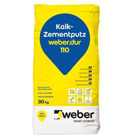 weber.dur 110 Kalk-Zementputz, 30 kg (1/2)