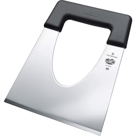 Victorinox 6.1103.22 Spatola per formaggio in acciaio inox con manico ergonomico Fibrox colore Nero (1/2)