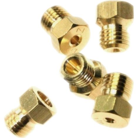 Kit injecteurs gicleurs gaz naturel pour four cuisinière – Compatible ARISTON SCHOLTES C00076272 – Longueur 100mm – Matériau acier inoxydable (1/2)