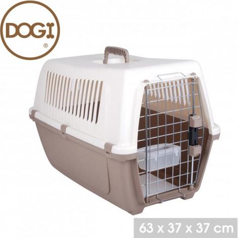 Cage de transport - Taupe - H 37 cm. - Livraison gratuite