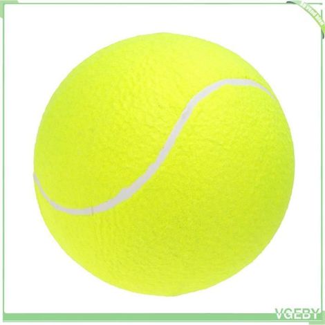 Fafeicy balles de tennis pour chiens Balle de tennis géante surdimensionnée de 9,5 pouces pour enfants et adultes sport ensemble (1/5)