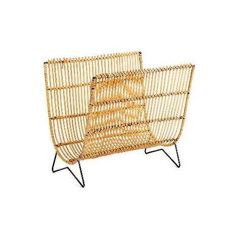 ANDREA HOUSE AX71039 Revistero De Bambú Y Ratán 38X29X35 - ref: AX71039