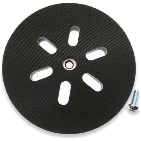 Disque Abrasif 150 mm Plateau Ponceuse Compatible avec Bosch GEX 150, GEX 150 AC, GEX 150 Turbo Ponceuse Dureté,Plateau et patin de ponçage
