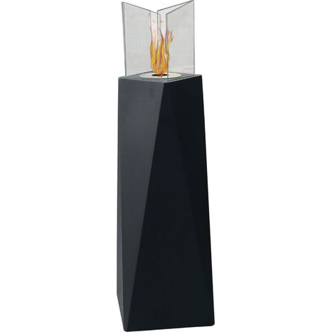 Camino a Bioetanolo da Pavimento 34,5x34,5x120 cm 1500W 1,2L Nairobi Nero (1/5)