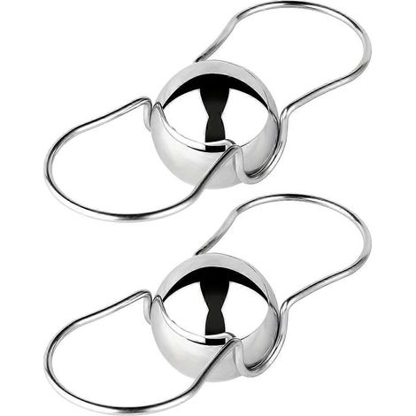 Set mit 2 Kühlkugeln für Espresso, Edelstahl-Kühlkugeln für Espressomaschinen, Zubehör für Espressomaschinen (1/5)
