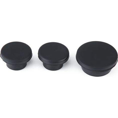 Set di 3 tappi in gomma per portellone posteriore per Jeep Wrangler JK 2007-2018, per supporto ruota di scorta -Crezuo
