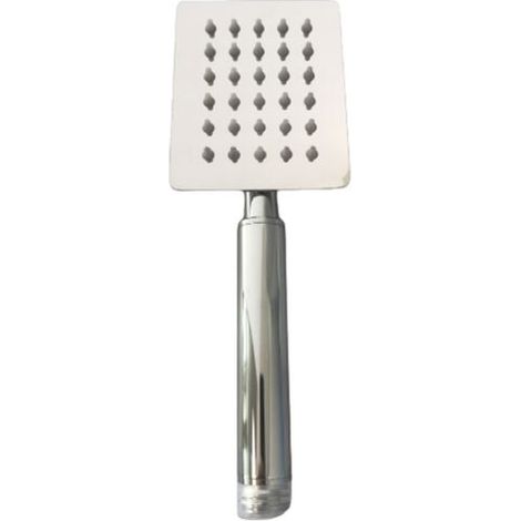 Douchette carré en acier inoxydable chromé (1/4)