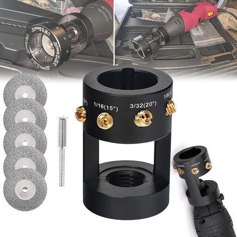 Affilatrice per elettrodi di tungsteno per saldatura TIG, affilatrice per alluminio multi-angolo, affilatrice per elettrodi di tungsteno per smerigliatrice e lega di alluminio (1/5)