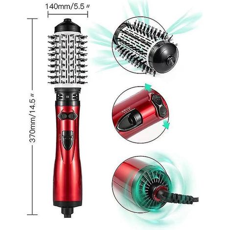 Rotierender Haartrockner – Zum Trocknen, Locken und Glätten der Haare versandkostenfrei – Entspricht US-Standards