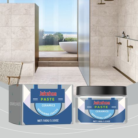 Tile filler, glazed marble filler, ceramic hole and crack filler, wall filler - 100g -- BIEMMEDUE (1/5)