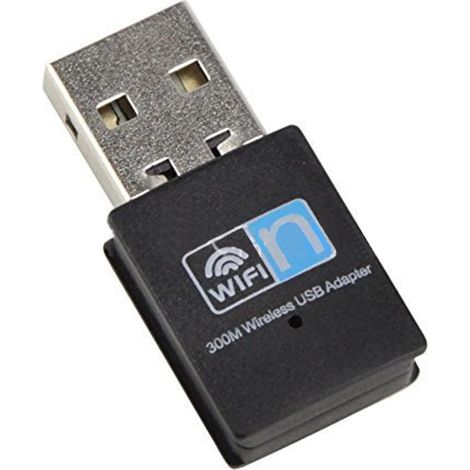 WiFi USB Carte WiFi pour PC Portable Clé WiFi pour PC 300Mbps Mini USB Récepteur WiFi pour PC de Bureau Ordinateur (1/5)