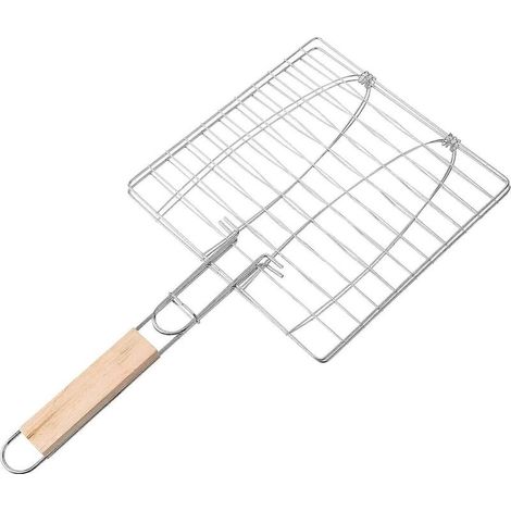 Panier à poisson pour barbecue Hemoton - Outils de barbecue pour la cuisine en plein air