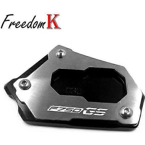 CNC-gefräste Seitenständer-Verlängerungsplatte für BMW F850GS, F750GS, F850, F750GS, F 750GS, F 850, F750GS, Schwarz