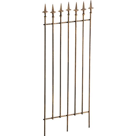 Supporto a traliccio per piante rampicanti decorazione giardino in metallo bronzo 100003874