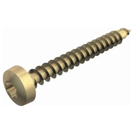 OBO Bettermann Tornillo Sprint Cabeza plana, accionamiento T-Drive 4,5x40mm Acero cincado galvánicamente, 3198058