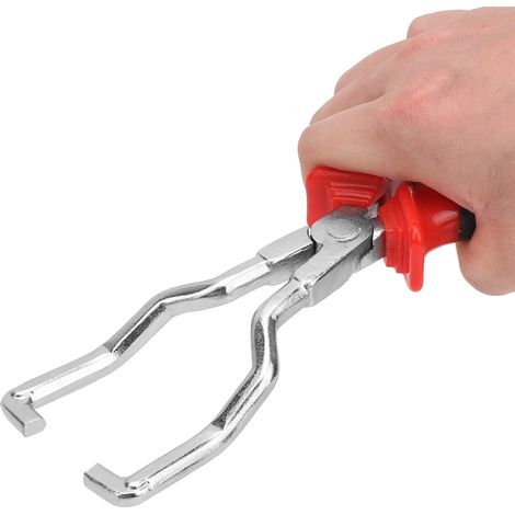 Benzinfilter-Bremssattel-Zange mit roter Klemme, Schlauchlöser, Trennvorrichtung, Ausbauwerkzeug (1/5)