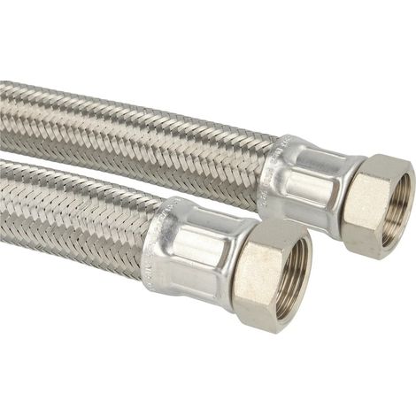 Flexible de raccordement 1000 mm 3/4’’ FF x 3/4’’ FF inox