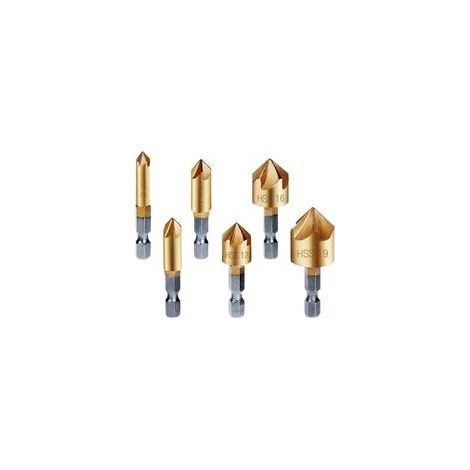 Set mit 6 Bohrern von 6 bis 19 mm - Crezuo