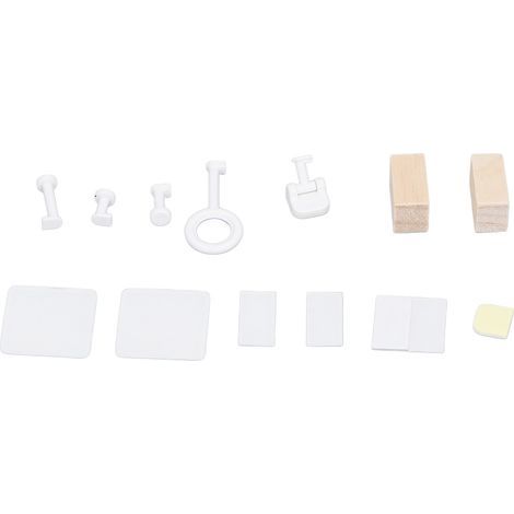 Kit d'accessoires de poussoir de bouton intelligent, paquets d'outils de doigt multifonctionnels polis avec bloc de bois (1/5)