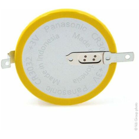 Panasonic - Pile bouton lithium CR3032/F2N PANASONIC 3V 500mAh (1/2)