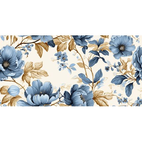 Papier peint panoramique - Fleurs - 130 cm x 65 cm (1/2)