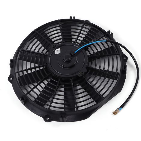 Ventilateur de radiateur électrique mince de 30 cm (12 pouces), 2100 tr/min, 10 pales, universel pour voiture, 12 V, 80 W, rotation push-pull, universel, 12 V, 80 W (1/5)